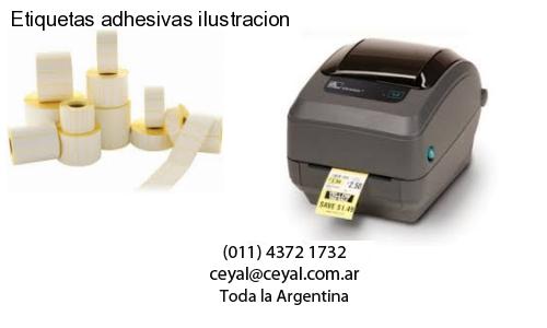 Etiquetas adhesivas ilustracion