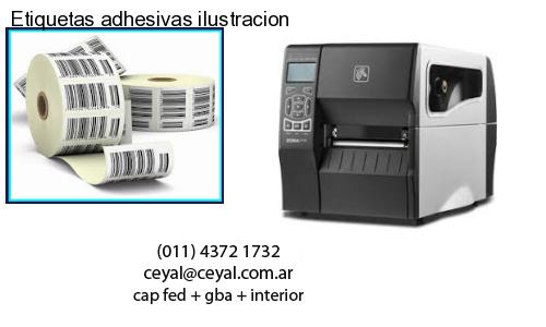 Etiquetas adhesivas ilustracion