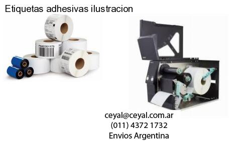 Etiquetas adhesivas ilustracion