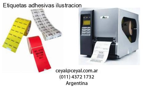 Etiquetas adhesivas ilustracion