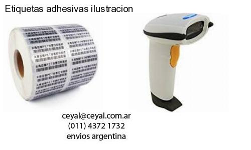 Etiquetas adhesivas ilustracion