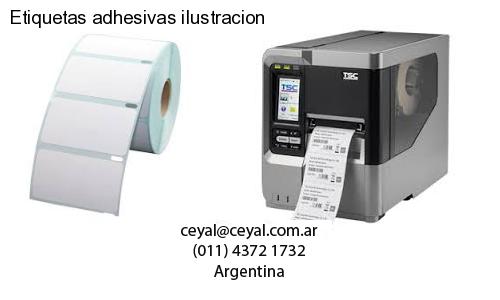 Etiquetas adhesivas ilustracion