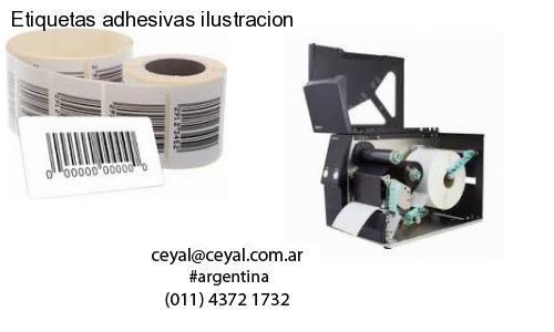 Etiquetas adhesivas ilustracion