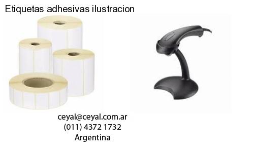 Etiquetas adhesivas ilustracion
