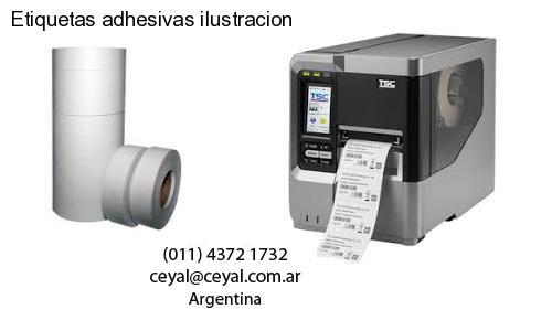 Etiquetas adhesivas ilustracion