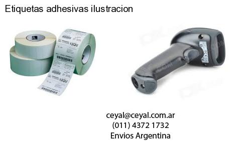 Etiquetas adhesivas ilustracion