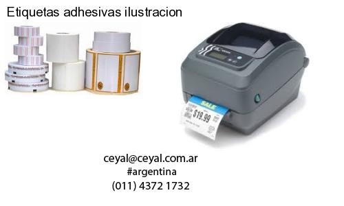 Etiquetas adhesivas ilustracion