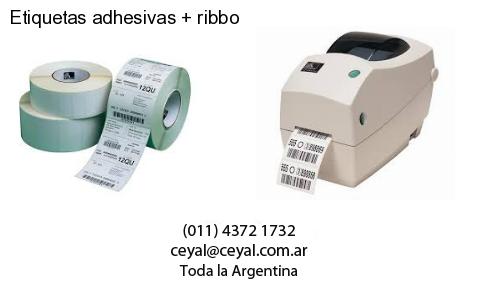 Etiquetas adhesivas   ribbo