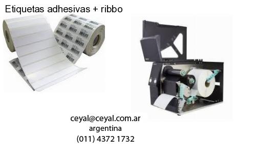 Etiquetas adhesivas   ribbo