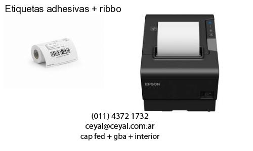 Etiquetas adhesivas   ribbo