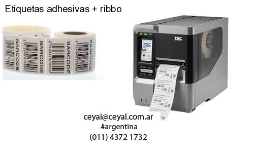 Etiquetas adhesivas   ribbo