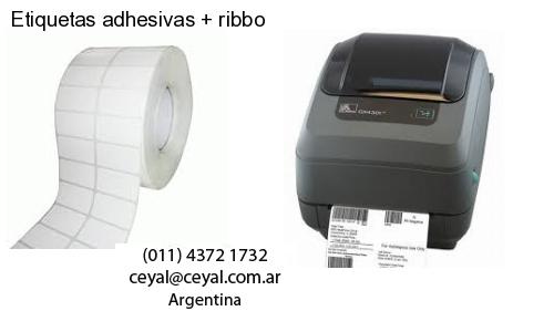 Etiquetas adhesivas   ribbo