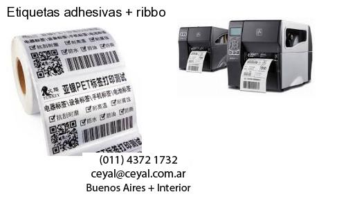 Etiquetas adhesivas   ribbo