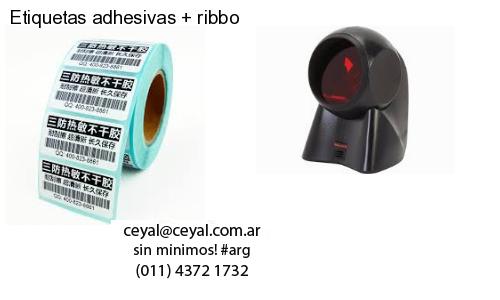 Etiquetas adhesivas   ribbo