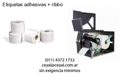 Etiquetas adhesivas   ribbo