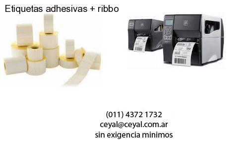 Etiquetas adhesivas   ribbo