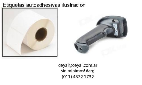 Etiquetas autoadhesivas ilustracion