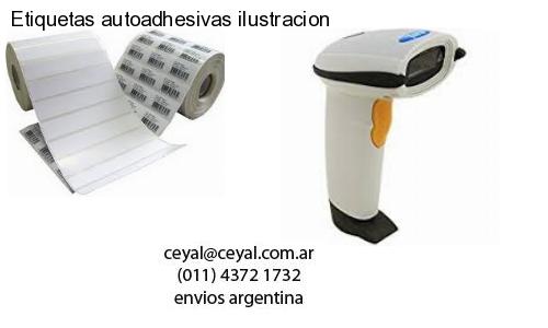 Etiquetas autoadhesivas ilustracion