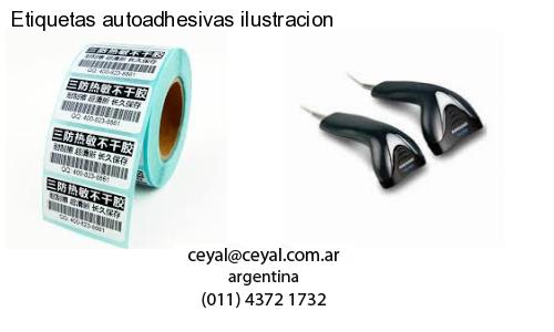 Etiquetas autoadhesivas ilustracion
