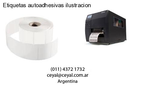 Etiquetas autoadhesivas ilustracion