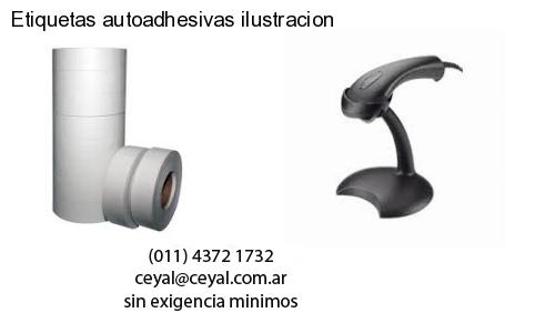 Etiquetas autoadhesivas ilustracion