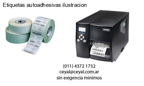 Etiquetas autoadhesivas ilustracion