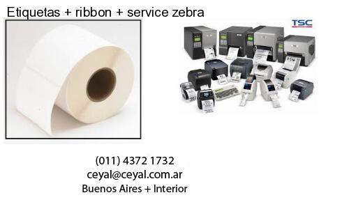 Etiquetas   ribbon   service zebra