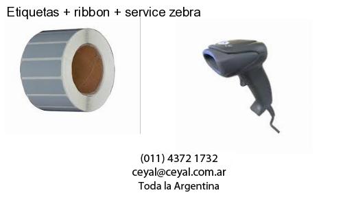 Etiquetas   ribbon   service zebra