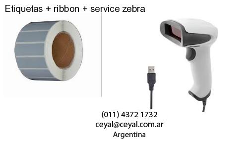 Etiquetas   ribbon   service zebra