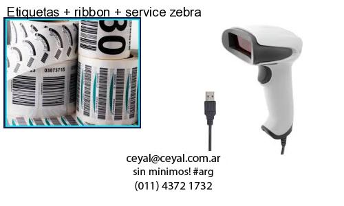 Etiquetas   ribbon   service zebra