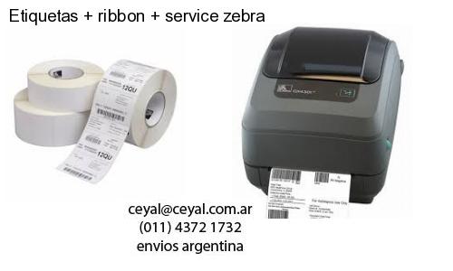 Etiquetas   ribbon   service zebra