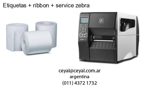 Etiquetas   ribbon   service zebra