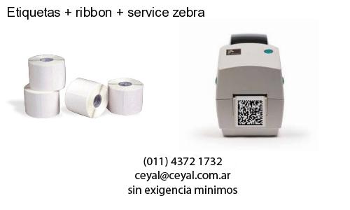 Etiquetas   ribbon   service zebra