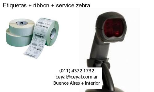 Etiquetas   ribbon   service zebra