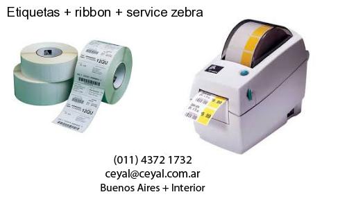 Etiquetas   ribbon   service zebra