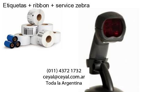 Etiquetas   ribbon   service zebra