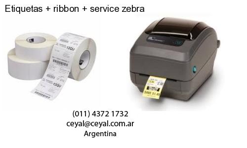 Etiquetas   ribbon   service zebra