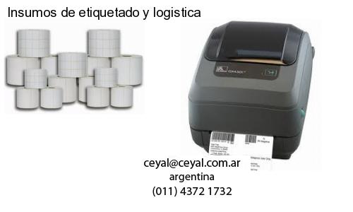 Insumos de etiquetado y logistica