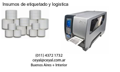 Insumos de etiquetado y logistica