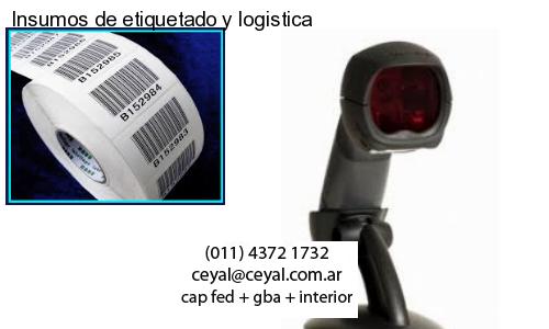 Insumos de etiquetado y logistica