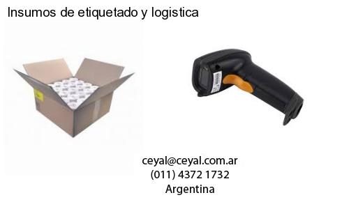 Insumos de etiquetado y logistica