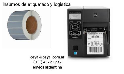 Insumos de etiquetado y logistica