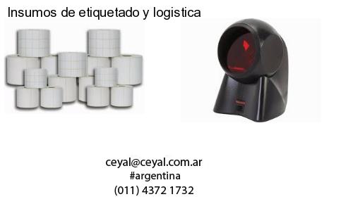 Insumos de etiquetado y logistica