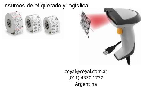 Insumos de etiquetado y logistica