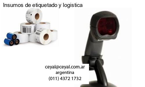 Insumos de etiquetado y logistica