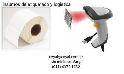 Insumos de etiquetado y logistica