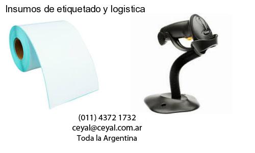 Insumos de etiquetado y logistica