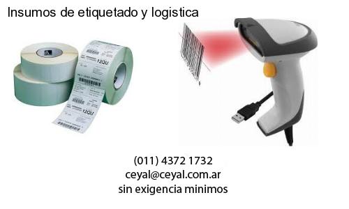 Insumos de etiquetado y logistica