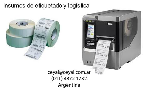 Insumos de etiquetado y logistica