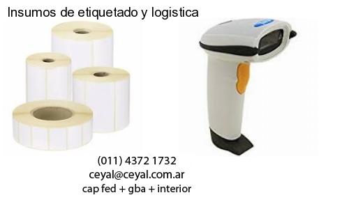 Insumos de etiquetado y logistica